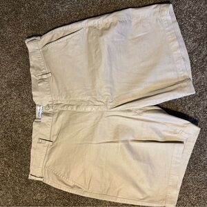 Peter Millar Beige Flat Front Shorts